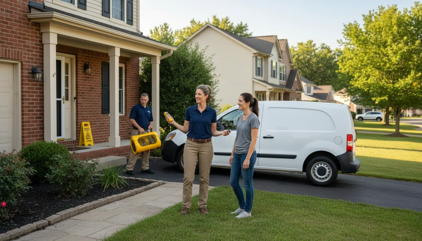 Water restoration image for Home Water Damage Repair in Crump, TN